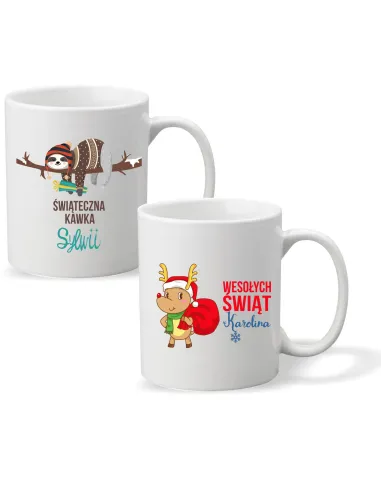 Kubek Imieniem Prezent Świąteczna Drzemka Personalizowany
