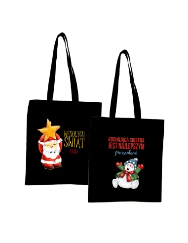 Eko Torba Imieniem Prezent Wesołych Świąt Personalizowany