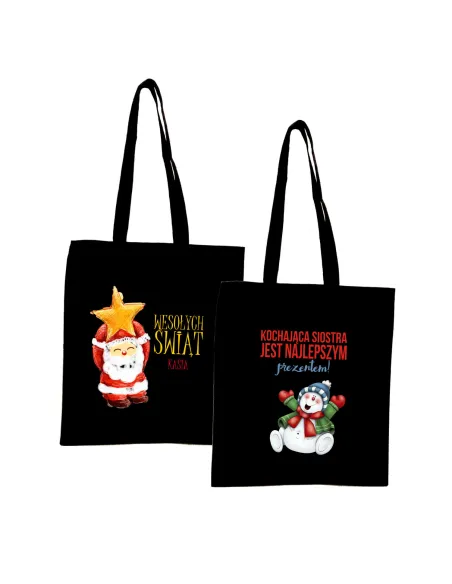Eko Torba Imieniem Prezent Wesołych Świąt Personalizowany