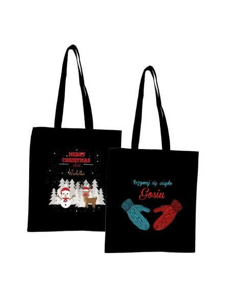 Eko Torba Imieniem Prezent Trzymaj Się Ciepło z Nadrukiem