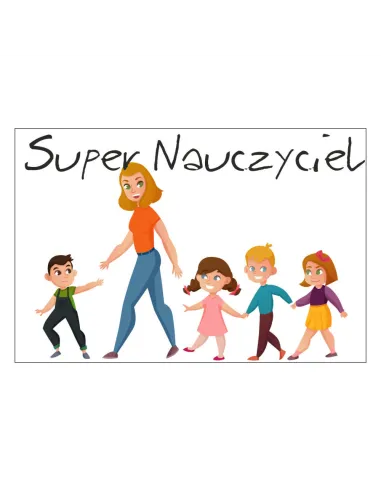 Magnesy na Lodówkę – Super Nauczyciel Personalizowany