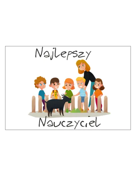 Magnesy na Lodówkę Najlepszy Nauczyciel Personalizowany
