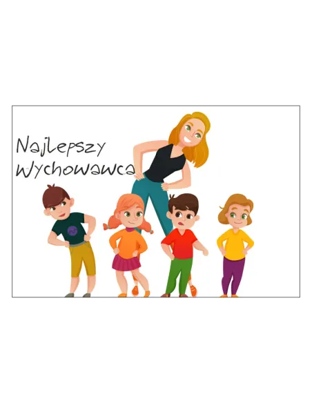 Magnesy na Lodówkę Najlepszy Wychowawca Personalizowany