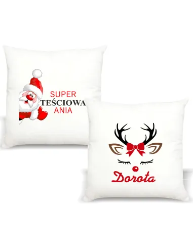 Poduszka z Imieniem Prezent Super Teściowa Personalizowany