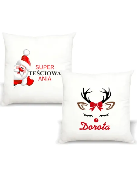 Poduszka z Imieniem Prezent Super Teściowa Personalizowany