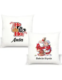 Poduszka Imieniem Prezent Świąteczny Ho Personalizowany