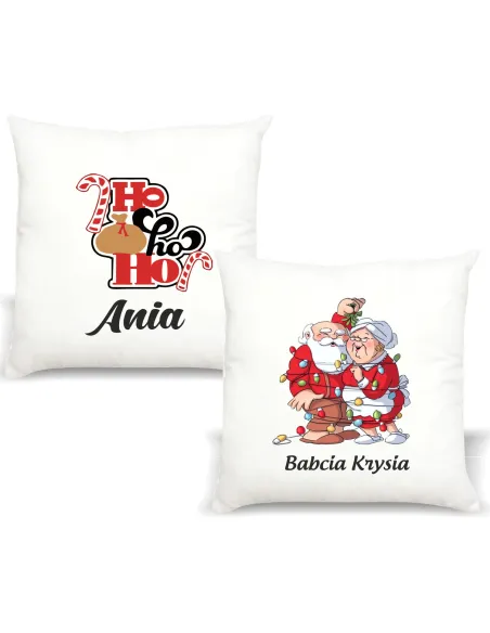 Poduszka Imieniem Prezent Świąteczny Ho Personalizowany