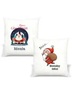 Poduszka z Imieniem Prezent – Merry Christmas z Nadrukiem