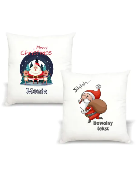 Poduszka z Imieniem Prezent – Merry Christmas z Nadrukiem