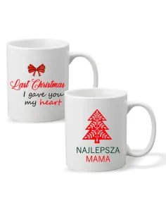 Kubek z Nadrukiem Prezent Last Christmas Personalizowany