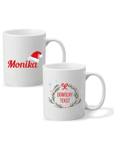 Kubek Imieniem Prezent Świąteczny Święta Personalizowany