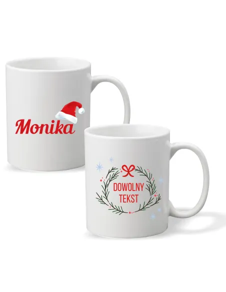 Kubek Imieniem Prezent Świąteczny Święta Personalizowany