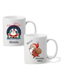 Kubek Imieniem Prezent Merry Christmas Personalizowany