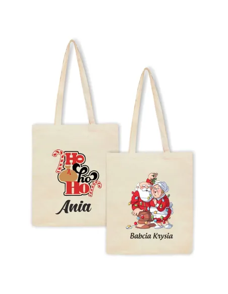 Eko Torba Imieniem Prezent Świąteczny Ho Personalizowany