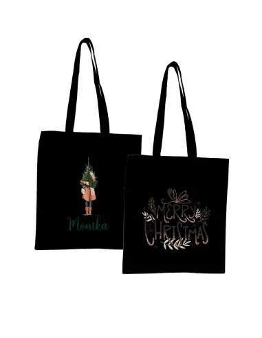 Eko Torba Imieniem Prezent Świeta Choinka Personalizowany