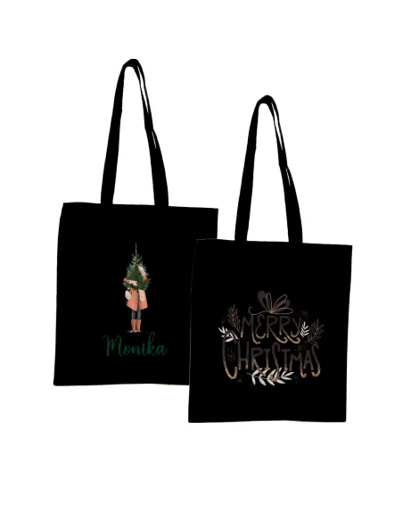 Eko Torba Imieniem Prezent Świeta Choinka Personalizowany
