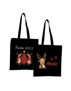 Eko Torba Nadrukiem Prezent Święteczny Rok Personalizowany