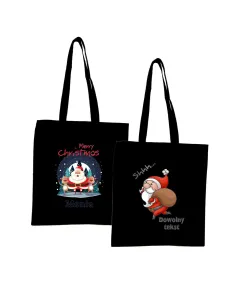 Eko Torba Imieniem Prezent Merry Christmas Personalizowany