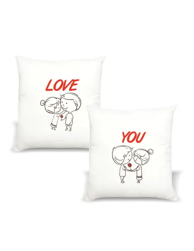 Poduszka z Nadrukiem Personalizowany na Prezent Walentynki