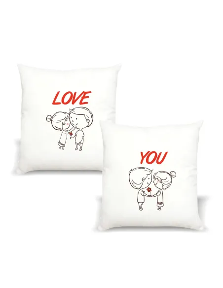 Poduszka z Nadrukiem Personalizowany na Prezent Walentynki