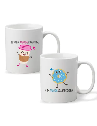 Kubek z Nadrukiem Prezent Jestem Twoją Kawusią na Prezent