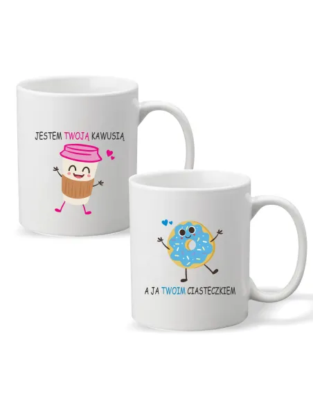 Kubek z Nadrukiem Prezent Jestem Twoją Kawusią na Prezent