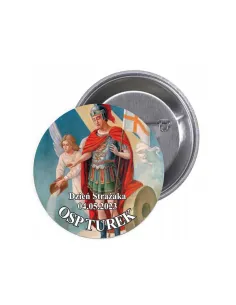 Przypinki Buttony Dzień Strażaka Data OSP Znaczki Badziki