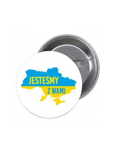 Przypinki Buttony Jesteśmy Wami Znaczki Badziki Grafiką