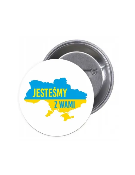 Przypinki Buttony Jesteśmy Wami Znaczki Badziki Grafiką