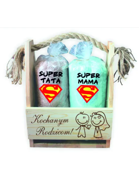 Prezent dla Mamy Taty z Haftem z Grawerem na Prezent