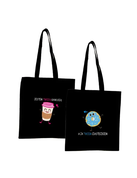 Eko Torba z Nadrukiem Prezent Jestem Twoją Kawusią