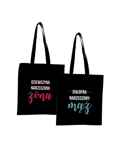 Eko Torba Nadrukiem Napis Prezent Żony Personalizowany