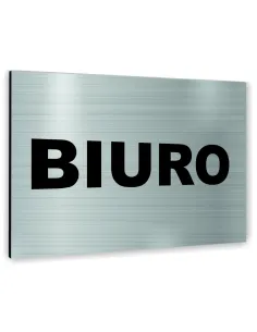 Znak Tablica Informacyjna Dibond – Biuro Gotowy Projekt