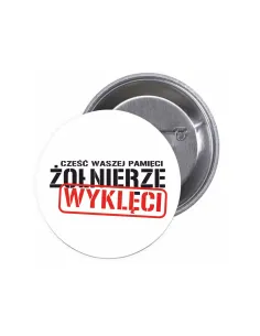 Przypinki Buttony – Żołnierze Wyklęci Znaczki Badziki
