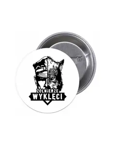 Przypinki Buttony Żołnierze Wyklęci Znaczki Badziki