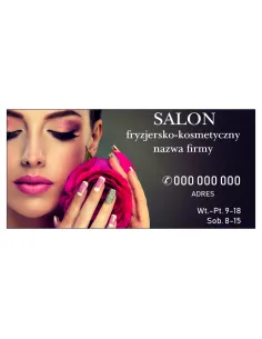 Szyld Reklamowy Reklama 100x50 Salon Fryzjersko Kosmetyczny