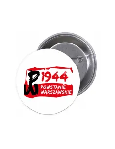 Przypinki Buttony 1944 Powstanie Warszawskie Znaczki