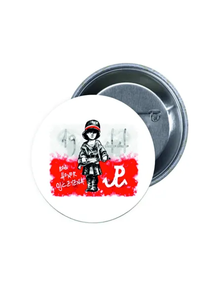 Przypinki Buttony Bóg Honor Ojczyzna Znaczki Badziki