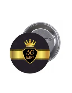 Przypinki Buttony Urodziny Imię Znaczki Badziki Grafiką