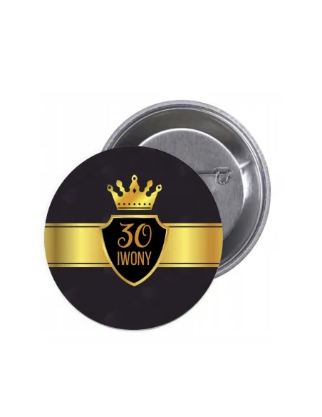 Przypinki Buttony Urodziny Imię Znaczki Badziki Grafiką