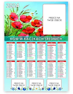 Kalendarz KGW Koło Gospodyń 300szt – Wiejskich 2024 300szt