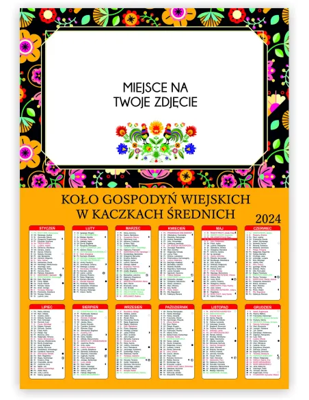 Kalendarz KGW Koło Gospodyń 100szt – Wiejskich 2024 100szt