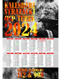 Kalendarz Strażacki – 50 szt Projekt Gotowy Projekt