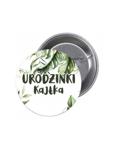 Przypinki Buttony Urodzinki Imię Znaczki Badziki Grafiką