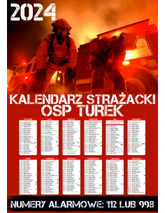 Kalendarz Strażacki – 150 szt Projekt Gotowy Projekt