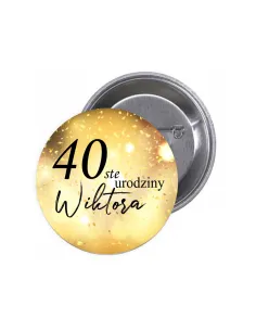 Przypinki Buttony – Urodziny Ste Znaczki Badziki Grafiką