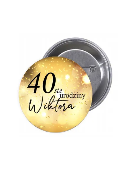 Przypinki Buttony – Urodziny Ste Znaczki Badziki Grafiką