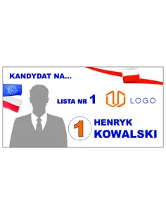 Magnes na Samochód na Samochód 60x30 Wyborczy Parlamentu