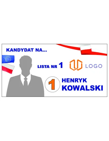 Magnes na Samochód na Samochód 60x30 Wyborczy Parlamentu