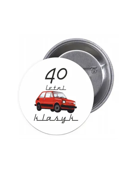 Przypinki Buttony Letni Klasyk Znaczki Badziki Grafiką